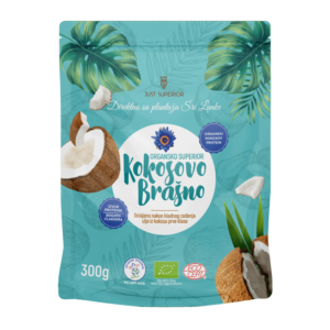 Organsko kokosovo brašno (kokosov protein) Just Superior – 300g